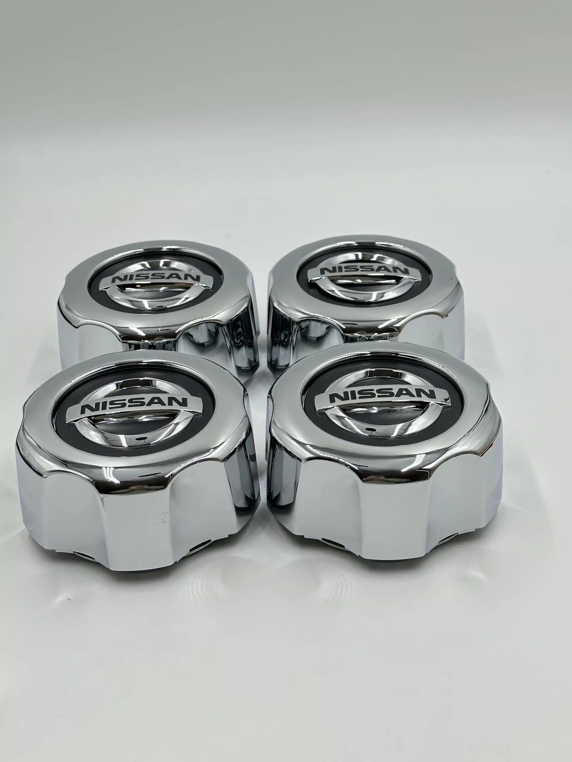 Nissan Patrol 130mm Chrome Wheel Center Caps