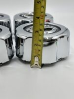 Nissan Patrol GU Y61 130mm Chrome Wheel Center Caps - 4pc Set NS015 - Image 3