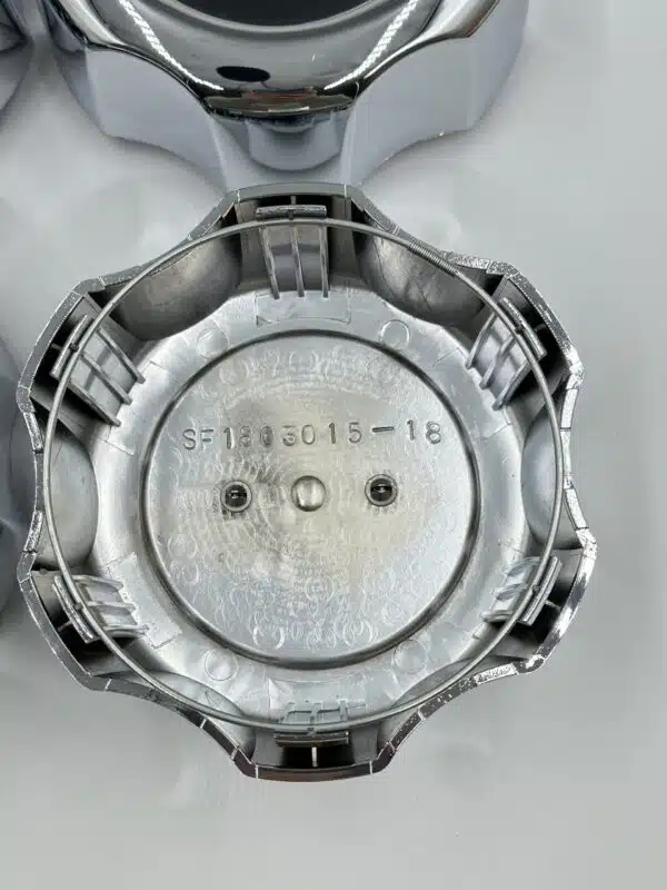 Nissan Patrol GU Y61 130mm Chrome Wheel Center Caps - 4pc Set NS015 - Image 4