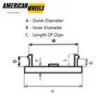 Measurements Wheel Caps