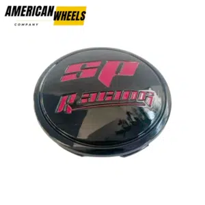 SP Racing Black Wheel Center Caps