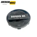 98mm Snap On Gloss Black Wheel Center Caps