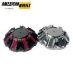 174mm Snap On Black Offroad Wheel Center Caps