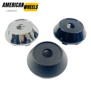 64mm Snap On Universal Black Wheel Hub Center Caps