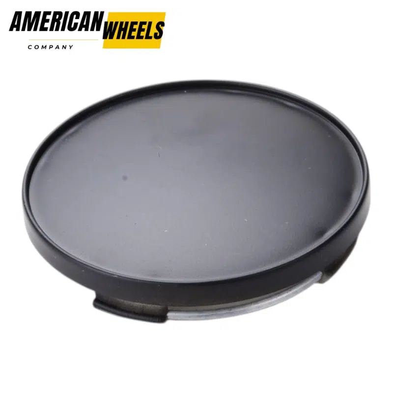 New 4pcs Set 68mm Snap On Black 4 Pin Wheel Center Caps – C-026 - Image 1