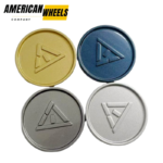 4pcs Set 64mm Snap On Blue Wheel Hub Center Caps – C-A75