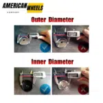 4pcs Matte Black Wheel Hub Inserts Mercedes Benz A0004003800 9283 - Image 4