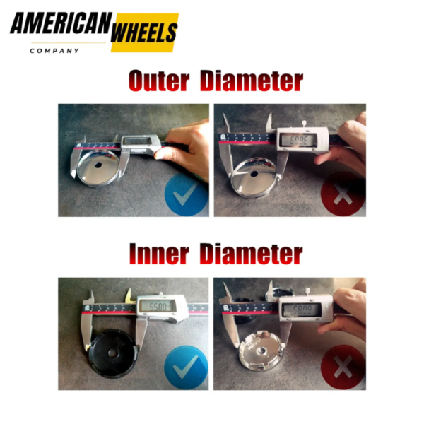 4pcs Matte Black Wheel Hub Inserts Mercedes Benz A0004003800 9283 - Image 4