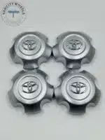 Set Of 4 Silver/chrome Toyota Wheel Center Hub Caps 140mm, Toyota TY-021 Suitable For Toyota Land Cruiser 4700 UZJ200 GRJ200 FJ200