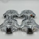 4pcs Chrome Toyota Wheel Center Hub Cap Rim Caps 2006 R17 42603-60671 Fj100 Lc100 Fzj100 Vx Limited 60th Special Edition For Land Cruiser