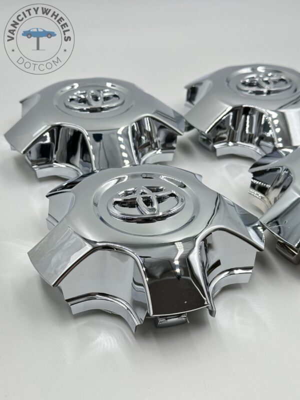 4pcs Chrome Toyota Wheel Center Hub Cap Rim Caps 2006 R17 42603-60671 Fj100 Lc100 Fzj100 Vx Limited 60th Special Edition For Land Cruiser - Image 4