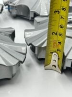 Set Of 4 Grey/chrome Toyota Wheel Center Hub Caps 140mm, Toyota TY-122 Wheel Center Caps, Toyota Land Cruiser 4000 - Image 5