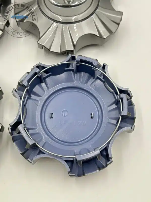 Set Of 4 Grey/chrome Toyota Wheel Center Hub Caps 140mm, Toyota TY-122 Wheel Center Caps, Toyota Land Cruiser 4000 - Image 7