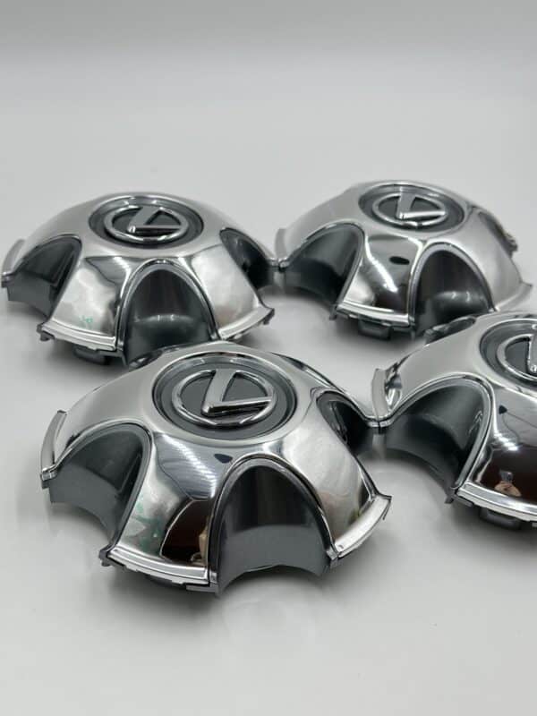 Set Of 4 Chrome Lexus LX470 2006 Wheel Center Hub Caps Ty 041, Chrome Center Hub Caps For Lexus Cars - Image 3