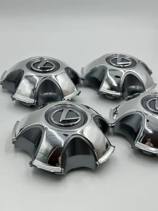 Set Of 4 Chrome Lexus LX470 2006 Wheel Center Hub Caps Ty 041, Chrome Center Hub Caps For Lexus Cars - Image 3