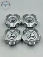 Set Of 4 Silver Lexus Lx470 Lx570 Wheel Center Hub Caps Ty 089, Chrome Center Hub Caps For Lexus Cars - Image 3