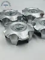 Set Of 4 Silver Lexus Lx470 Lx570 Wheel Center Hub Caps Ty 089, Chrome Center Hub Caps For Lexus Cars