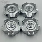 Set Of 4 Silver Toyota Wheel Center Hub Caps, TY-089 For Toyota Land Cruiser 200 Zx 2011