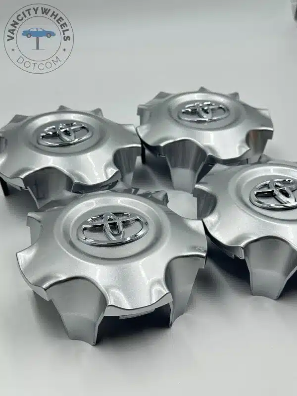 Set Of 4 Silver Toyota Wheel Center Hub Caps, TY-089 For Toyota Land Cruiser 200 Zx 2011 - Image 3