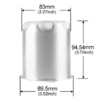 Aluminum Wheel Center Caps for 3.27" / 4.25" / 5.15" Bore - 20274301SVx2 - Image 15