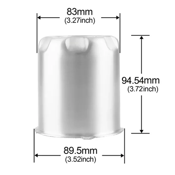 Aluminum Wheel Center Caps for 3.27" / 4.25" / 5.15" Bore - 20274301SVx2 - Image 15