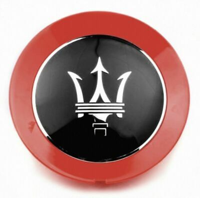 Maserati Ghibli Wheel Center Cap 152mm(59mm) #670013626 - Red - (Set of 4)