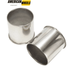 2pcs 4.9in Stainless Opened Push-Thru Front Wheel Center Caps for 4.9in Bore, 4.8in Height - 20274359 - Image 3