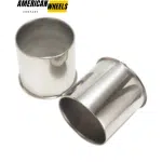 2pcs 4.9in Stainless Opened Push-Thru Front Wheel Center Caps for 4.9in Bore, 4.8in Height - 20274359 - Image 3