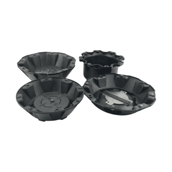 4pcs Set 214mm Snap On Black Offroad Wheel Hub Center Caps 5/6/8 Lug – C-A17 - Image 6