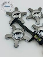 Set of 4 Grey Abt Sportsline Alloy Wheel Center Caps 135mm, Grey Center Hub Caps for Abt Sportsline 135mm - Image 2