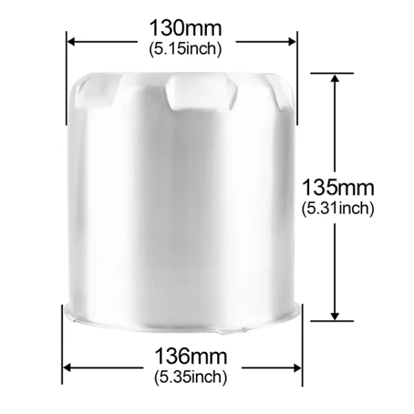 Aluminum Wheel Center Caps for 3.27" / 4.25" / 5.15" Bore - 20274301SVx2 - Image 16