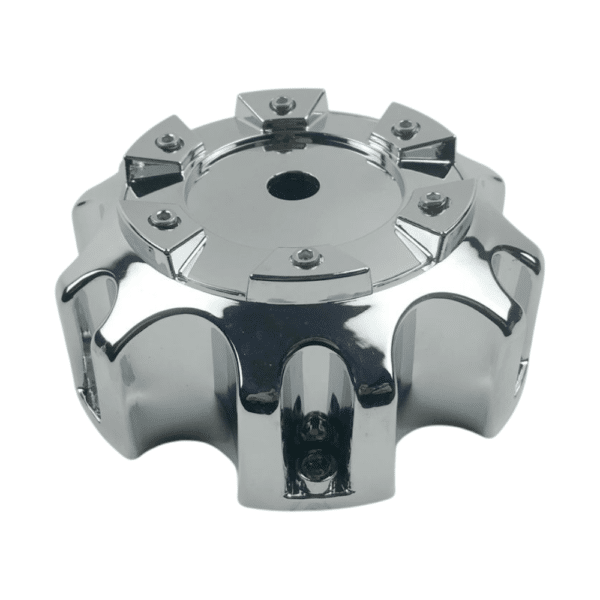 4pcs Set 135mm Snap On Chrome Offroad Wheel Center Caps – C-665-4 - Image 2