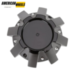 4pcs Set 216.2mm Snap On Black ABS Wheel Center Caps 8 Lug No Logo – C-739