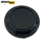 4pcs Set 76mm Hex Shape Blank Snap On Black Wheel Center Caps – C-A91-1