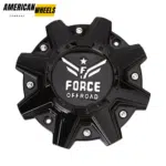 4pcs Set 212mm (8⅜ Inch) Snap On Black Offroad Wheel Center Caps 8 Lug – C-A13