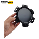 4pcs Set 139.2mm 6 Lug Snap On No Logo Black Wheel Center Caps for Wheel Decoration – C-A83