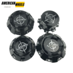4pcs Set 214mm Snap On Black Offroad Wheel Hub Center Caps 5/6/8 Lug – C-A17