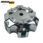 4pcs Set 135mm Snap On Chrome Offroad Wheel Center Caps – C-665-4