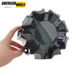 4pcs Set 170mm Snap On Black 8 Hole 8×165 / 8×170 Wheel Center Hub Cap – C-030-6