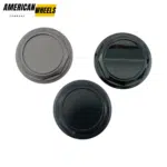 4pcs Set 104mm Hex Type Snap On Black Wheel Center Caps – C-A91