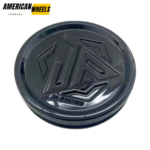 4pcs Set 70mm Snap On Gloss Black Wheel Center Caps with O-Ring – CR-T2