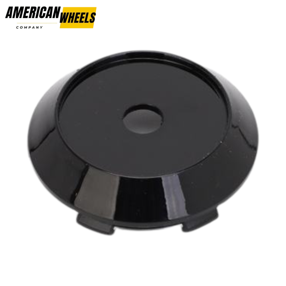 americanwheelscompany.com (6) 4pcs Set 70mm Snap On Black Wheel Center Caps – C123201 - Image 1