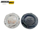 4pcs Set 77mm Snap On Black Offroad Wheel Center Caps – R-103