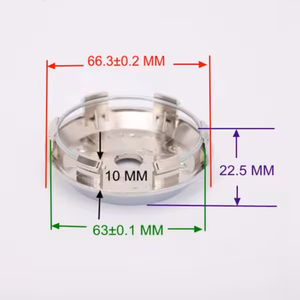 4pcs Set 70mm Snap On Black 6 Pin Anti-Dust Wheel Center Caps for Emblem Sticker – C123201 - Image 8