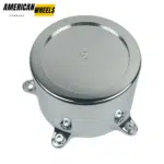 4pcs Set 152mm Snap On Chrome Steel Offroad Wheel Center Caps 5×150 – BC855