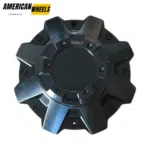 4pcs Set 226.5mm Snap On Black Offroad Wheel Center Caps 8 Lug – C-051