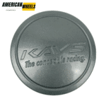 4pcs Set 65mm Kays Racing Snap On Grey Wheel Center Caps for TE37 Rims – H636-18