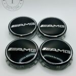Mercedes Benz AMG 74mm Wheel Center Caps