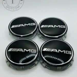 Mercedes Benz AMG 74mm Wheel Center Caps