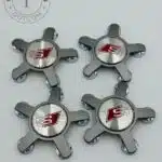 Set of 4 Grey AUDI S Line Alloy Wheel Center Caps 135mm, Grey Center Hub Caps for AUDI S Line 135mm